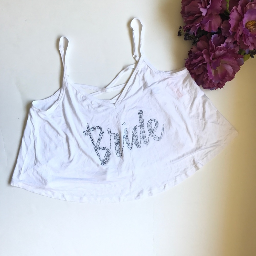"I Do" Victoria's Secret bridal Bride Crystal top - Picture 6 of 8